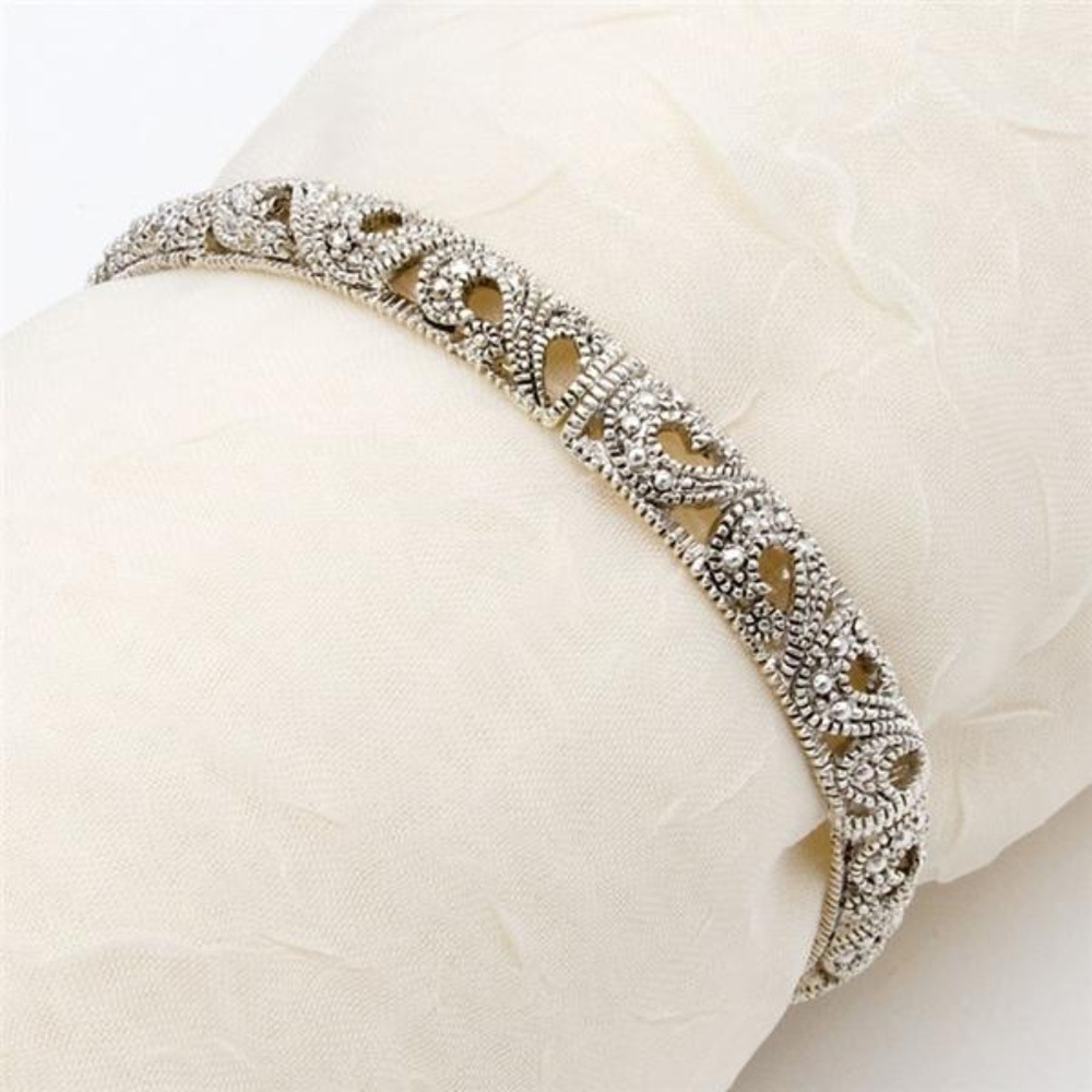 Edwardian Filigree Stretch Bracelet